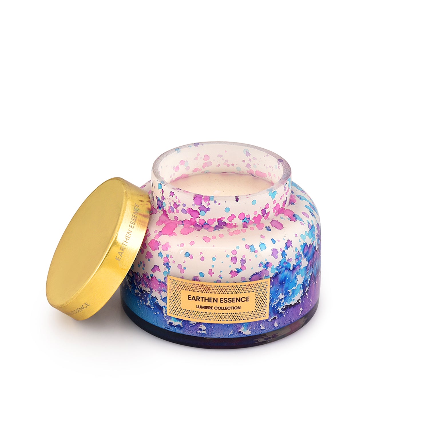 COTTON CANDY  Luxury Scented Candle | With IFRA Certified Fragrance | 100% Natural Soy Wax Eco-friendly | Smokeless & Non-Toxic | 300gm