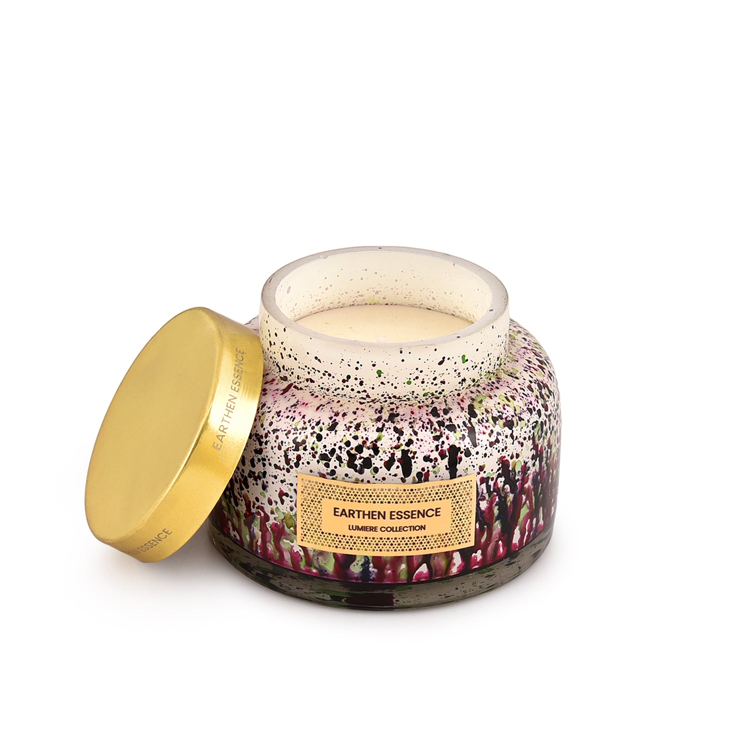 MOUNTAIN MOSS Luxury Scented Candle | With IFRA Certified Fragrance | 100% Natural Soy Wax Eco-friendly | Smokeless & Non-Toxic | 300gm
