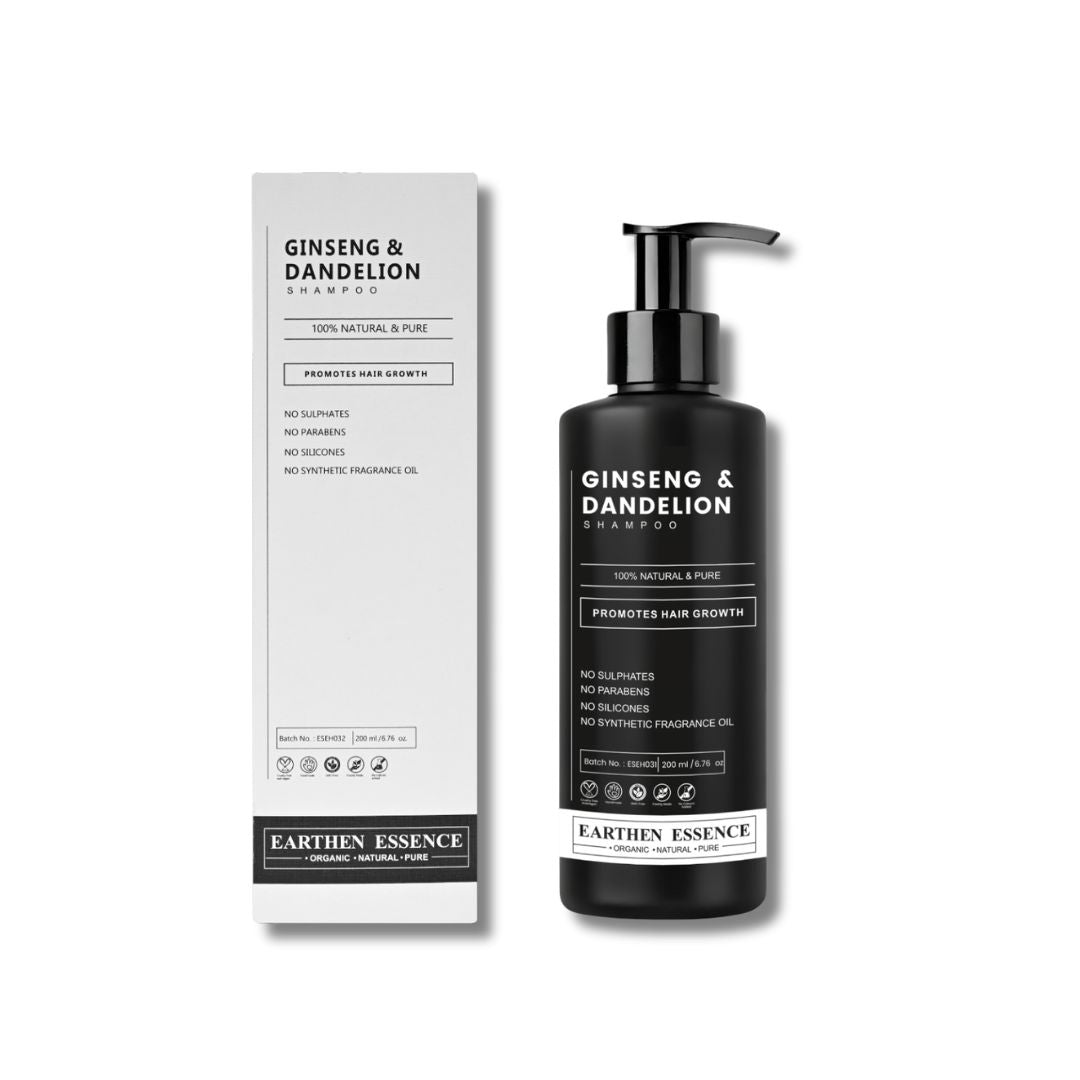 GINSENG & DANDELION Shampoo | Natural Remedy For Hair fall and Damaged Hair
