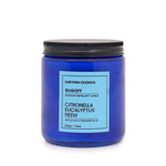 Anti Mosquito Candle BUGOFF | Natural Repellant for Mosquito | With Natural Soy Wax and Pure Essential Oil Citronella, Eucalyptus and Neem | Lead Free German Cotton Wick | 250gm