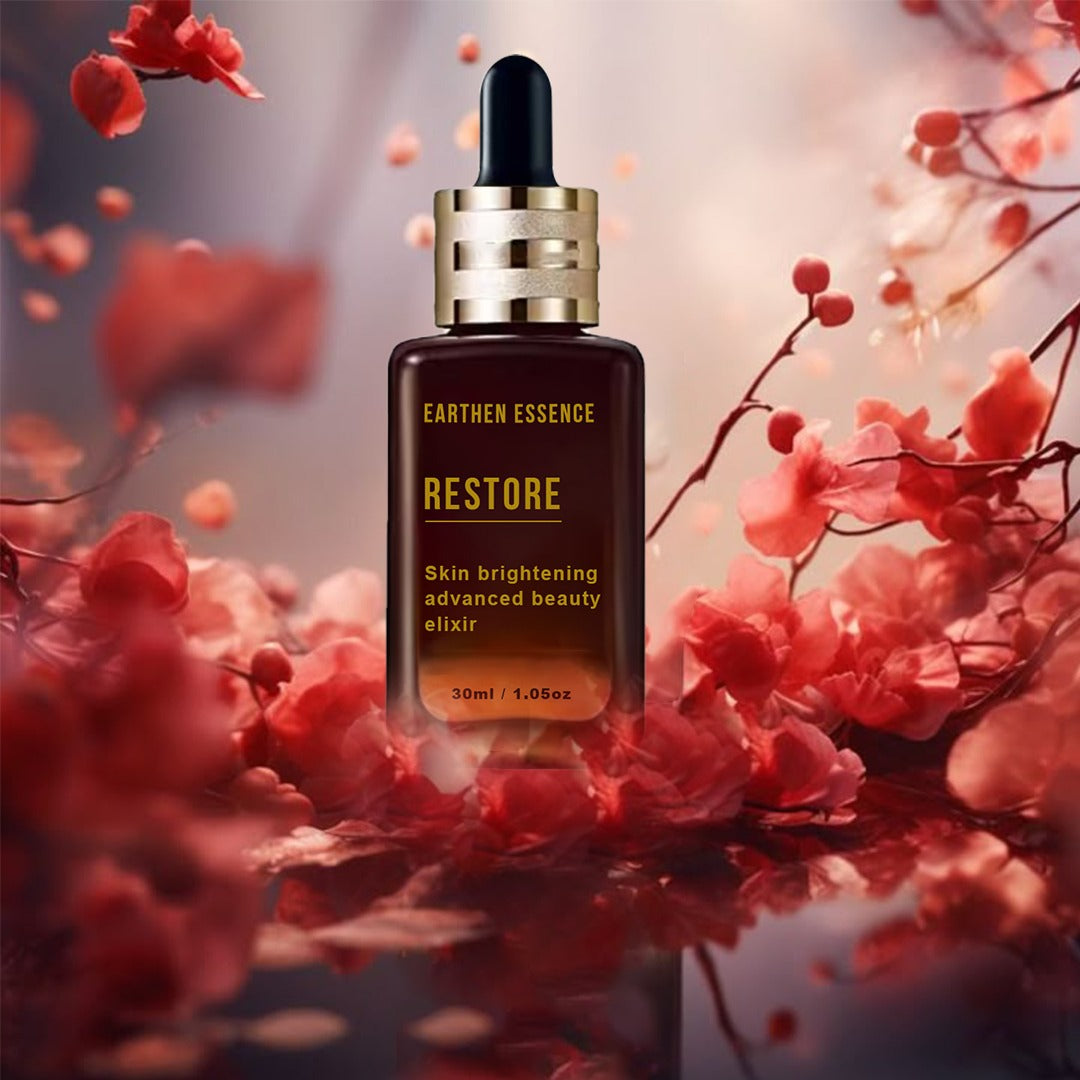 Face Elixir RESTORE | Advance AGE DEFYING SerumNon Greasy & Quick Absorbing | for Skin Brightening | Advance Repair Formula | Collagen Booster & Firming Antiaging Advance Boosting Serum | 30ml.