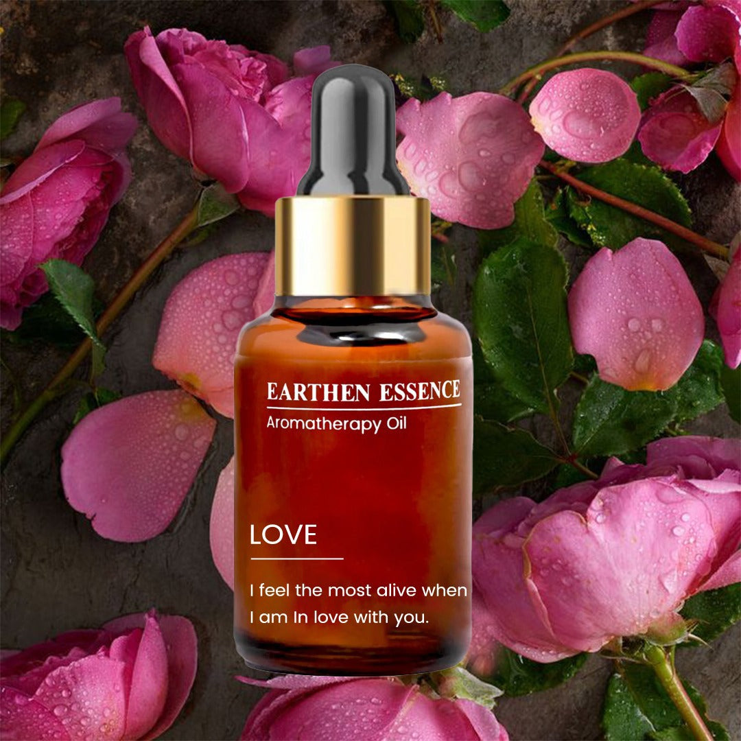Aromatherapy oil LOVE | Blend of Pure Essential Oils | 100% Therapeutic Essential Oil | Attract Love and Deepen Connection | For Love and Passion |100% Pure & Natural | Easy To Use | 10 ml