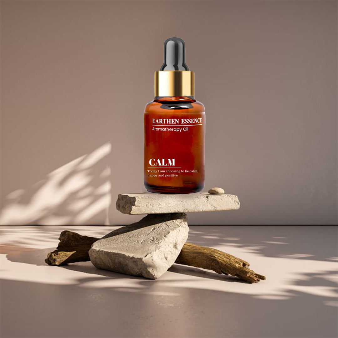 Aromatherapy oil CALM | Blend of Pure Essential Oils | 100% Therapeutic Essential Oil | Reduce Anxiety and Stress | Relax and Uplift Mood | 100% Pure & Natural | Easy To Use| 10 ml