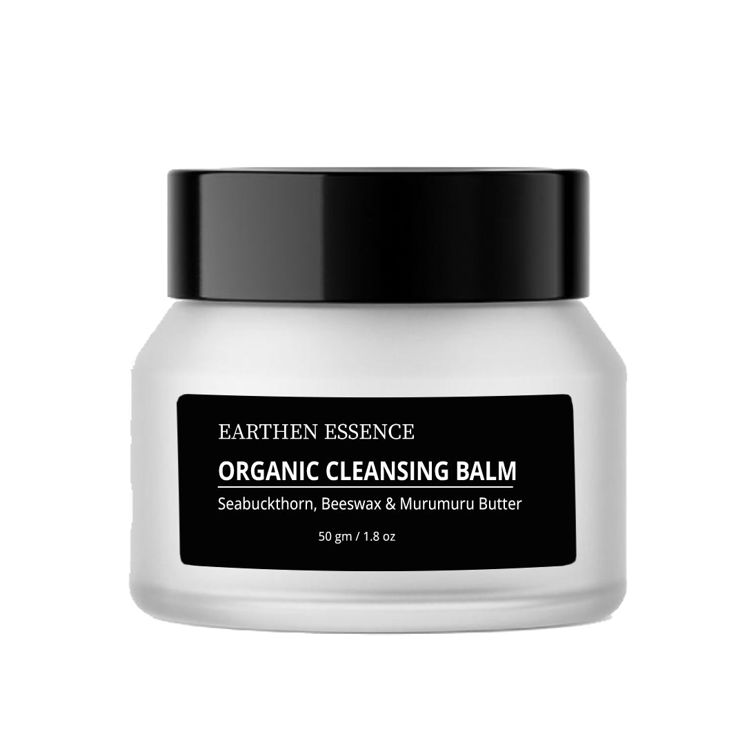 Seabuckthorn Deep Cleansing Balm Removes Impurities and Dirt / Nourishes & Hydrates Skin / Organic Cleansing Balm / Makeup Remover for Soft & Glowing Skin / 50 gm