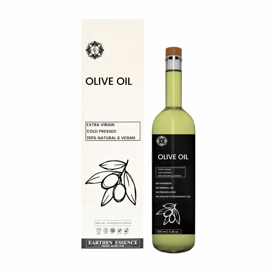 Organic OLIVE OIL | Woodpressed | Nourishing ; Strengthening Hair Treatment, Promotes Healthy Hair Growth, Enhances Shine and Moisture | Nourishes & hydrates| Extracted with Traditional Wood Pressed Method |100 ml