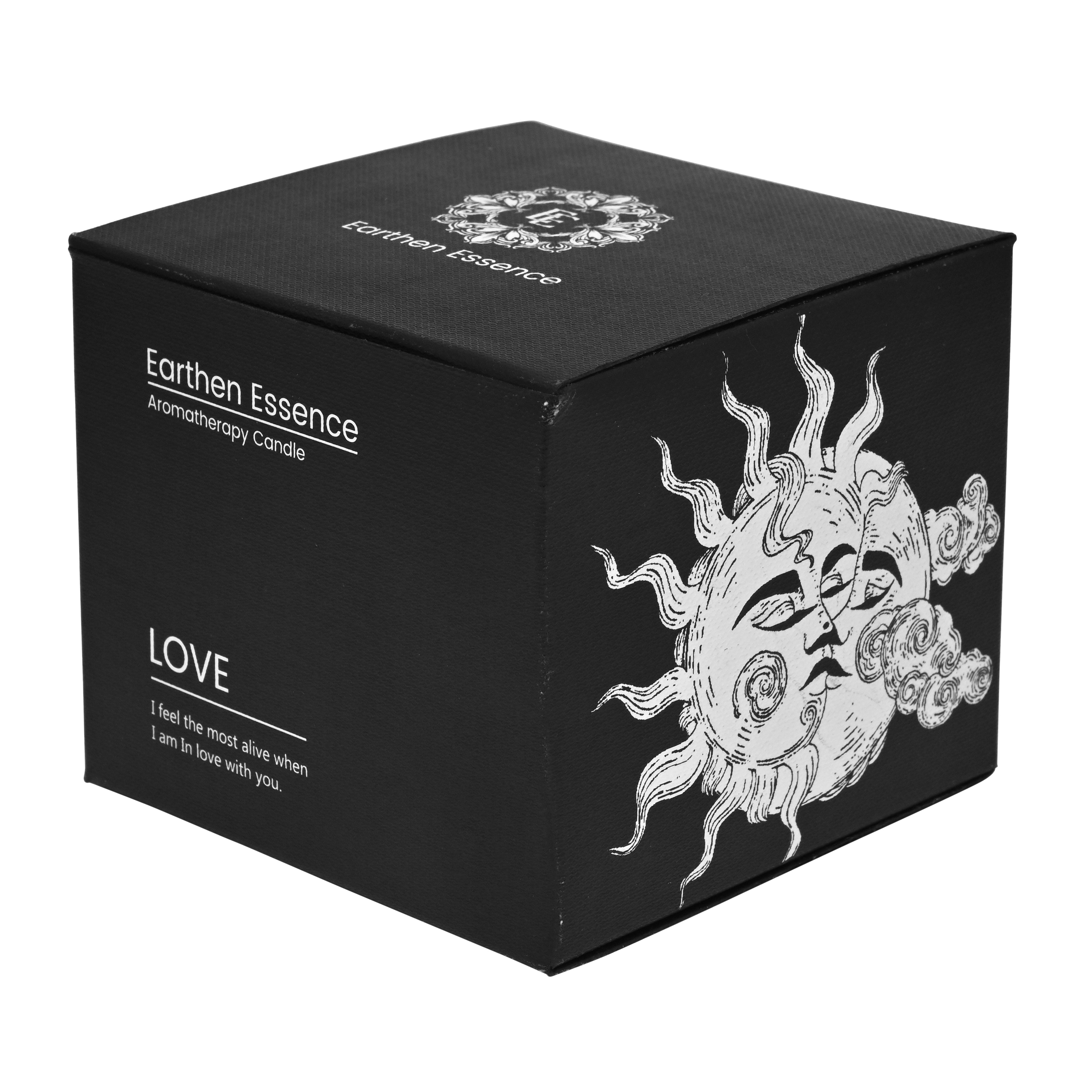 Aromatherapy | Meditation Candle - LOVE | To Attract Love, Romance, Passion, Self-Love, Heart Chakra | With Pure Soy Wax & Blend of Pure Essential Oil | 100gm