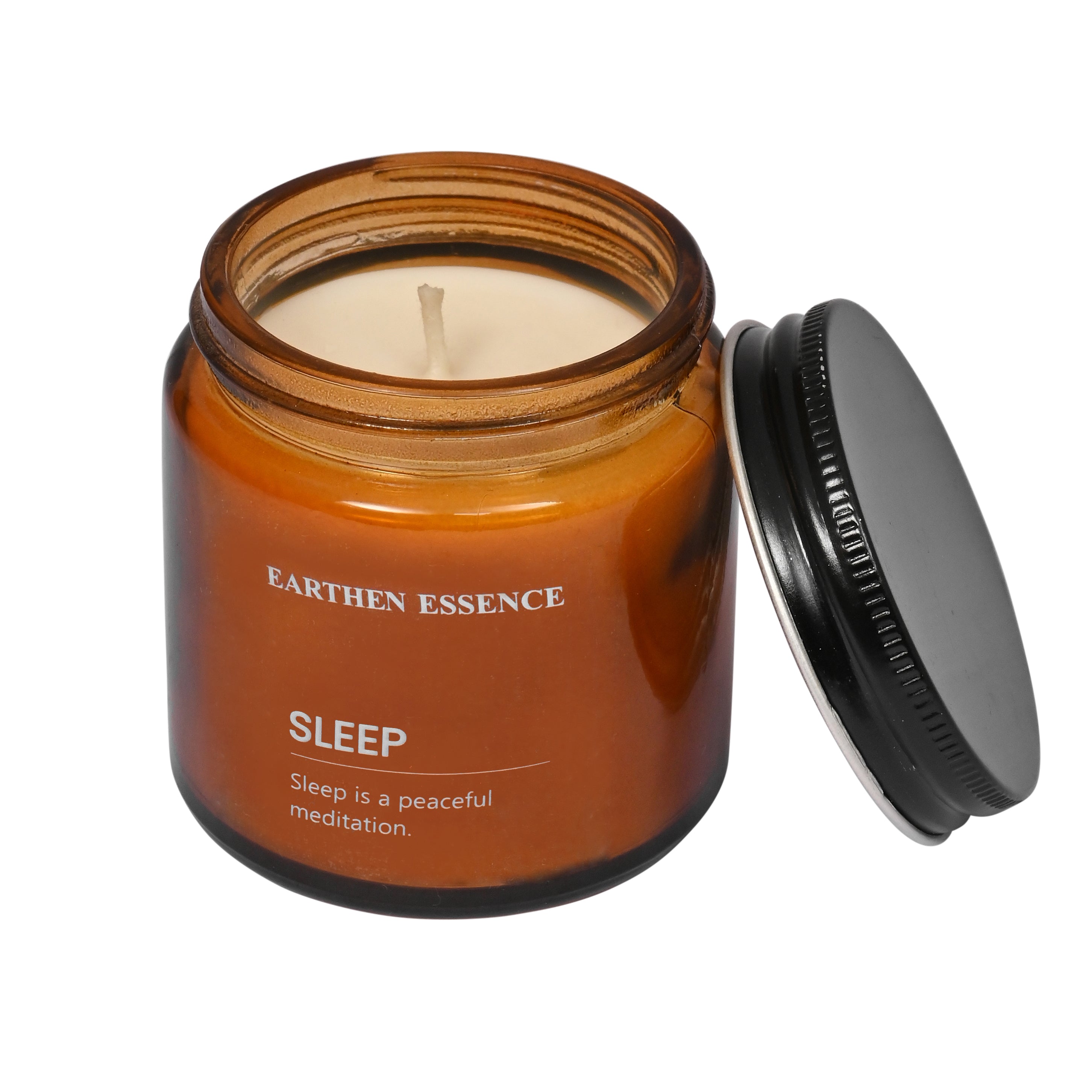 Aromatherapy | Meditation Candle -SLEEP | For Sweet Dreams, Serenity, Peaceful Night, Stress Relief | With Pure Soy Wax & Blend of Pure Essential Oil | 100gm
