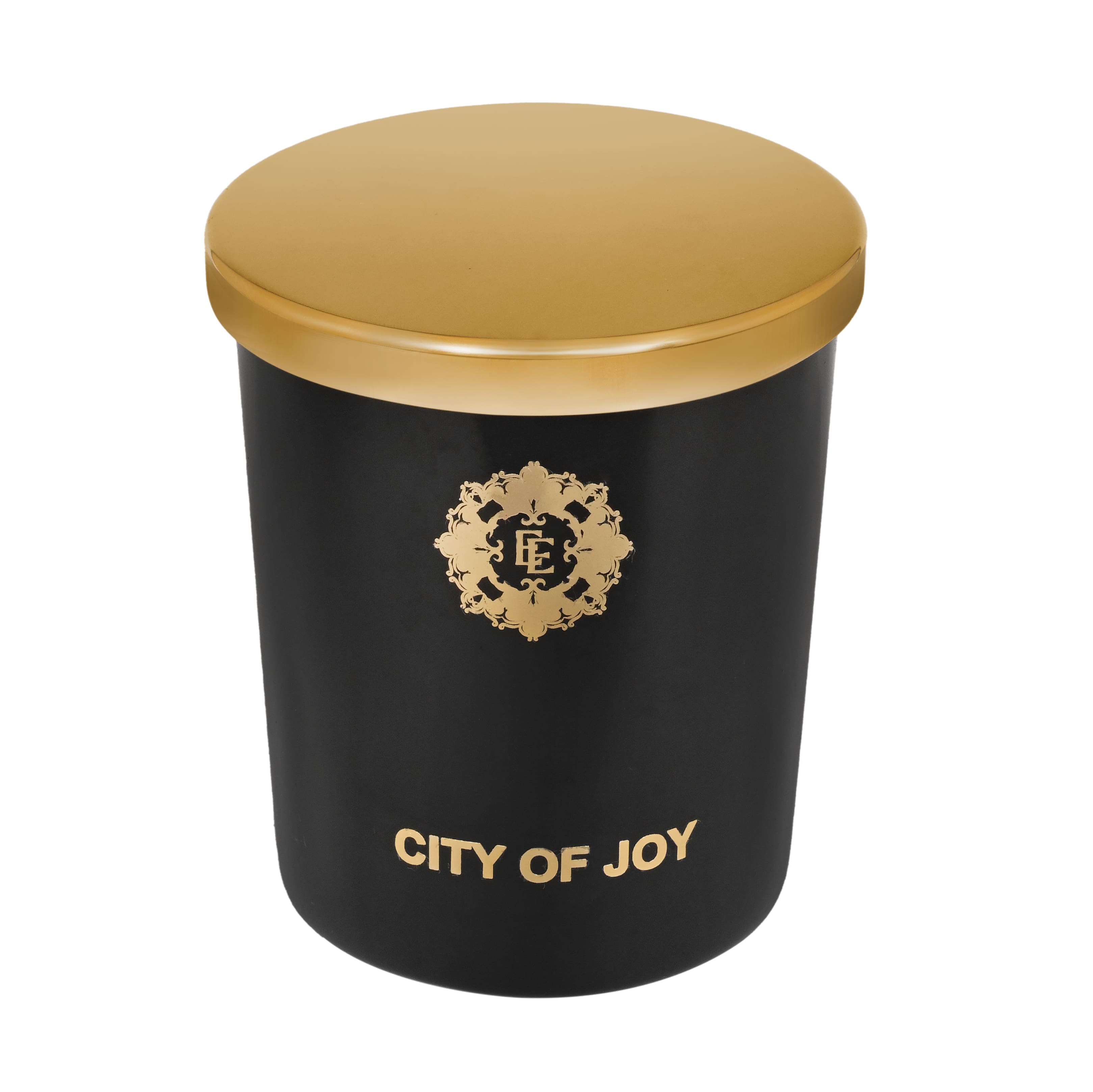 Luxury Scented Candle CITY OF JOY | 100% Natural Wax & Lead Free Cotton Wick | Upto 55 Hours of Clean Burning | Smokeless & Non-Toxic Candles | 290gm
