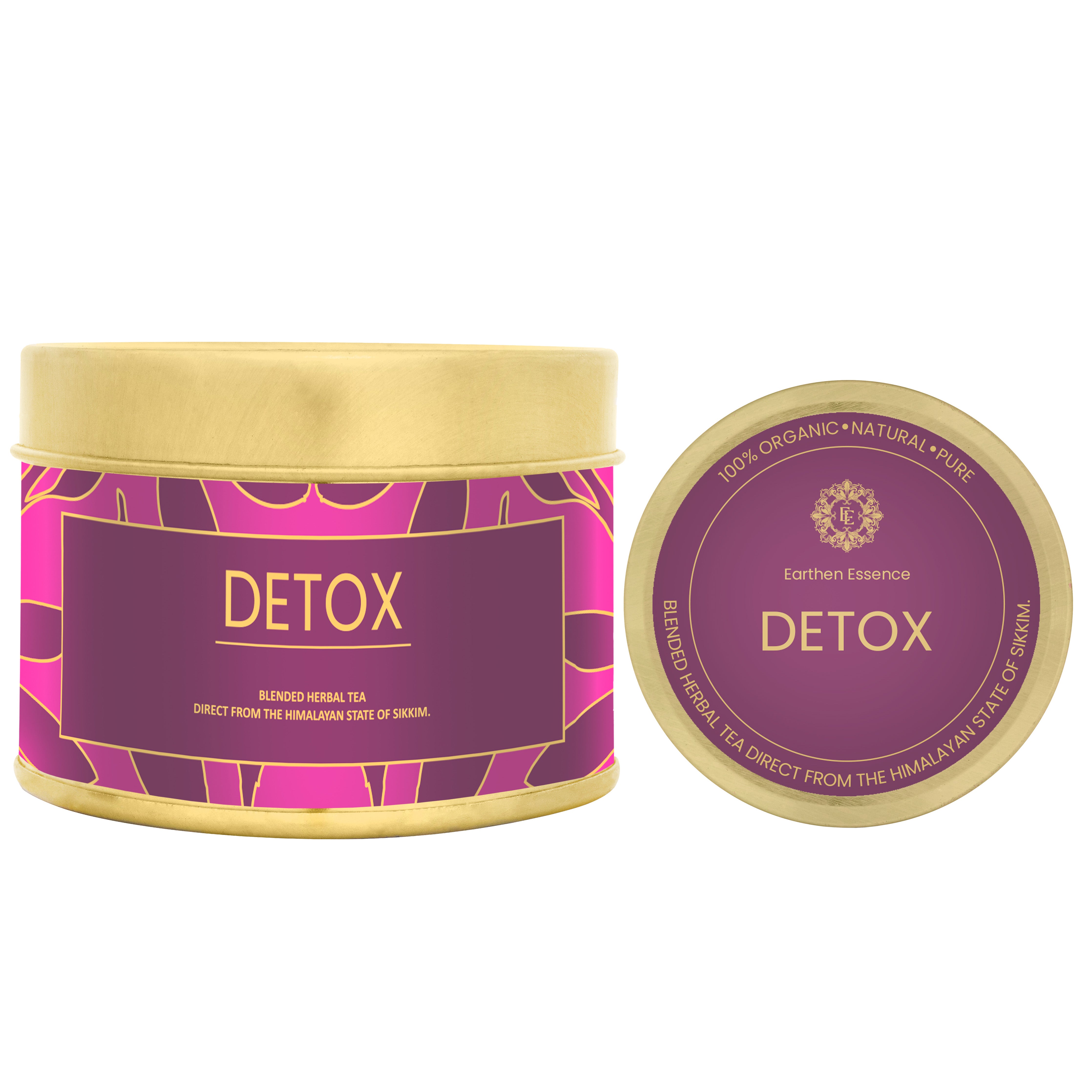 DETOX Tea | Green Tea and Blend of 12 Detoxifying Herbs | Healing Tea, For Detox | Flushes Out Toxins, Boost Digestion | 100gm