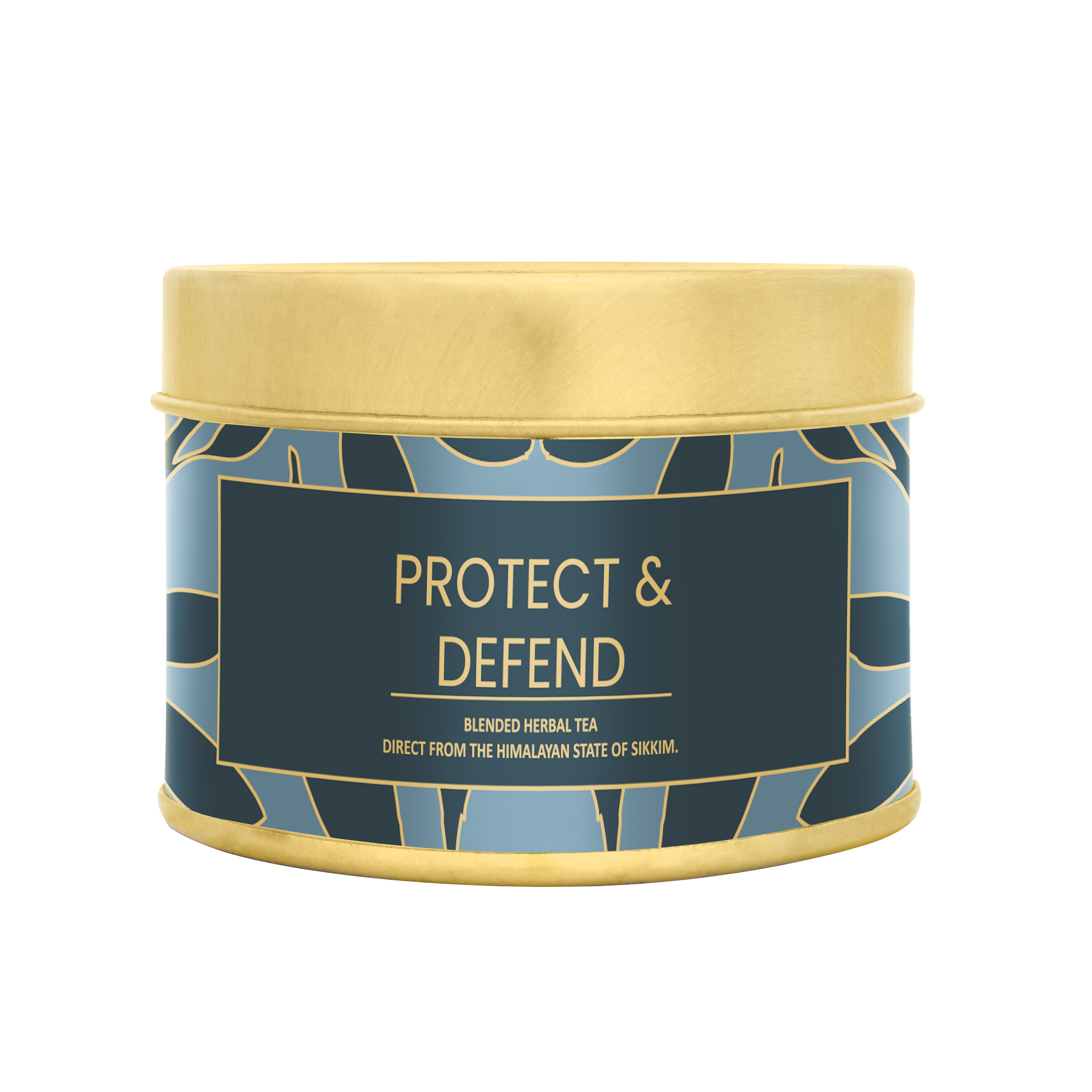 PROTECT & DEFEND Herbal Tea | Green Tea and Blend of 12 Herbs | Healing Tea, Helps Protect From Cough & Cold, Strengthen Immunity | 100gm