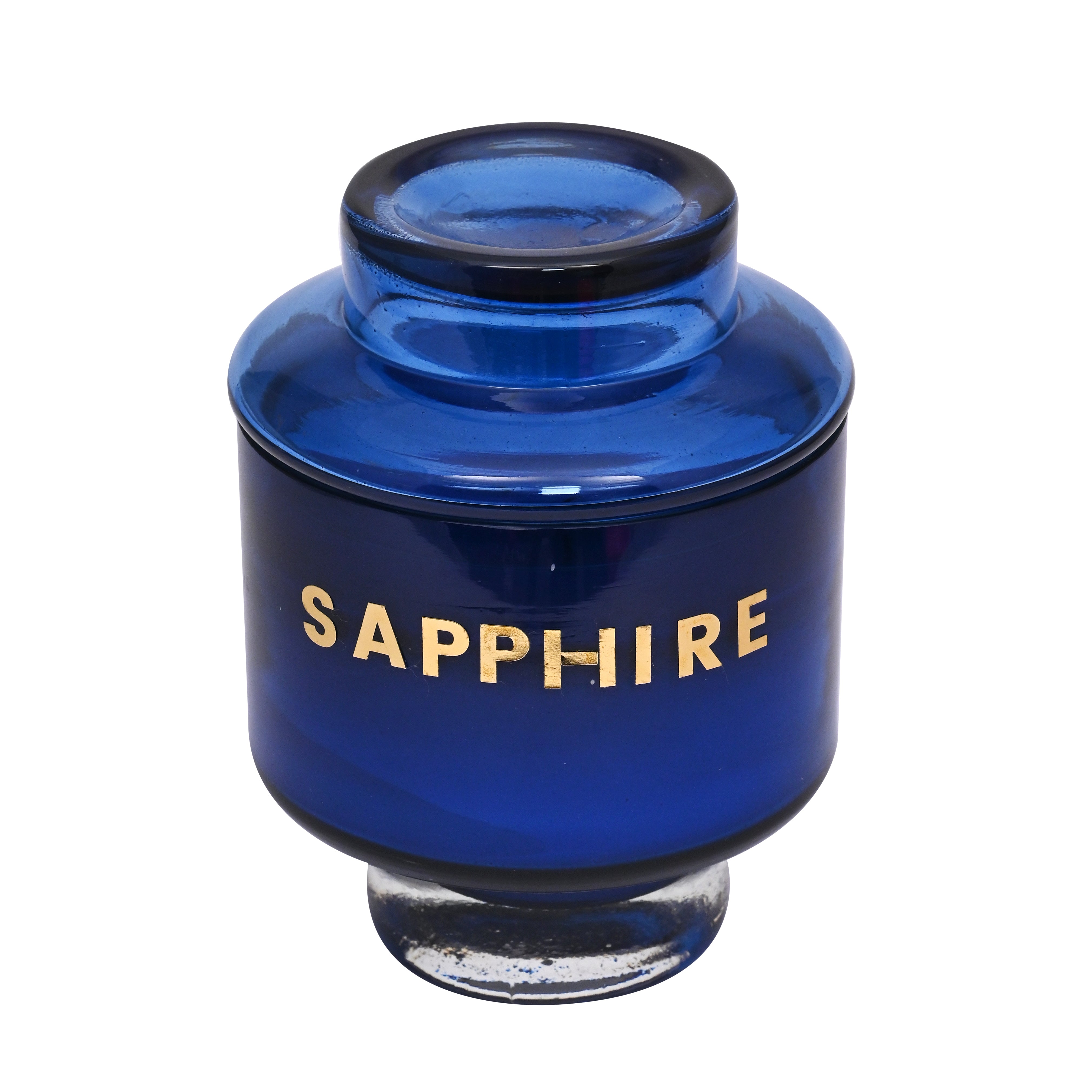 Luxury Scented Candle SAPPHIRE |   Luxury Scented Candle| Serene Aroma | 100% Natural Soy Wax Eco-friendly | Hand poured 3 Wick Lead Free Cotton wick | 380gm