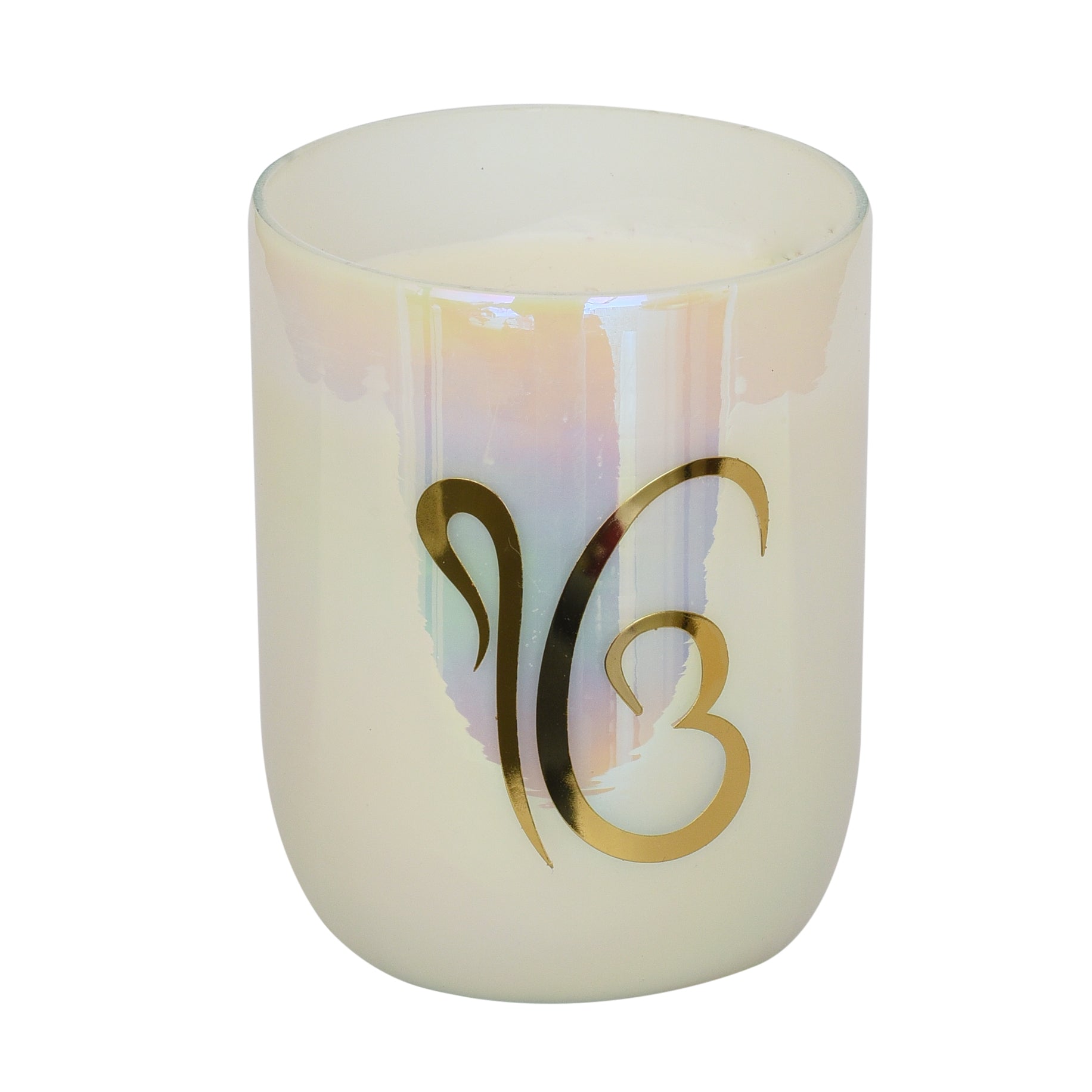 Divine ONKAAR Luxury Scented Candle | With IFRA Certified Fragrance JASMINE & ROSE | 100% Natural Soy Wax Eco-friendly | Smokeless & Non-Toxic | Hand Poured Cotton With German Wick | 220gm