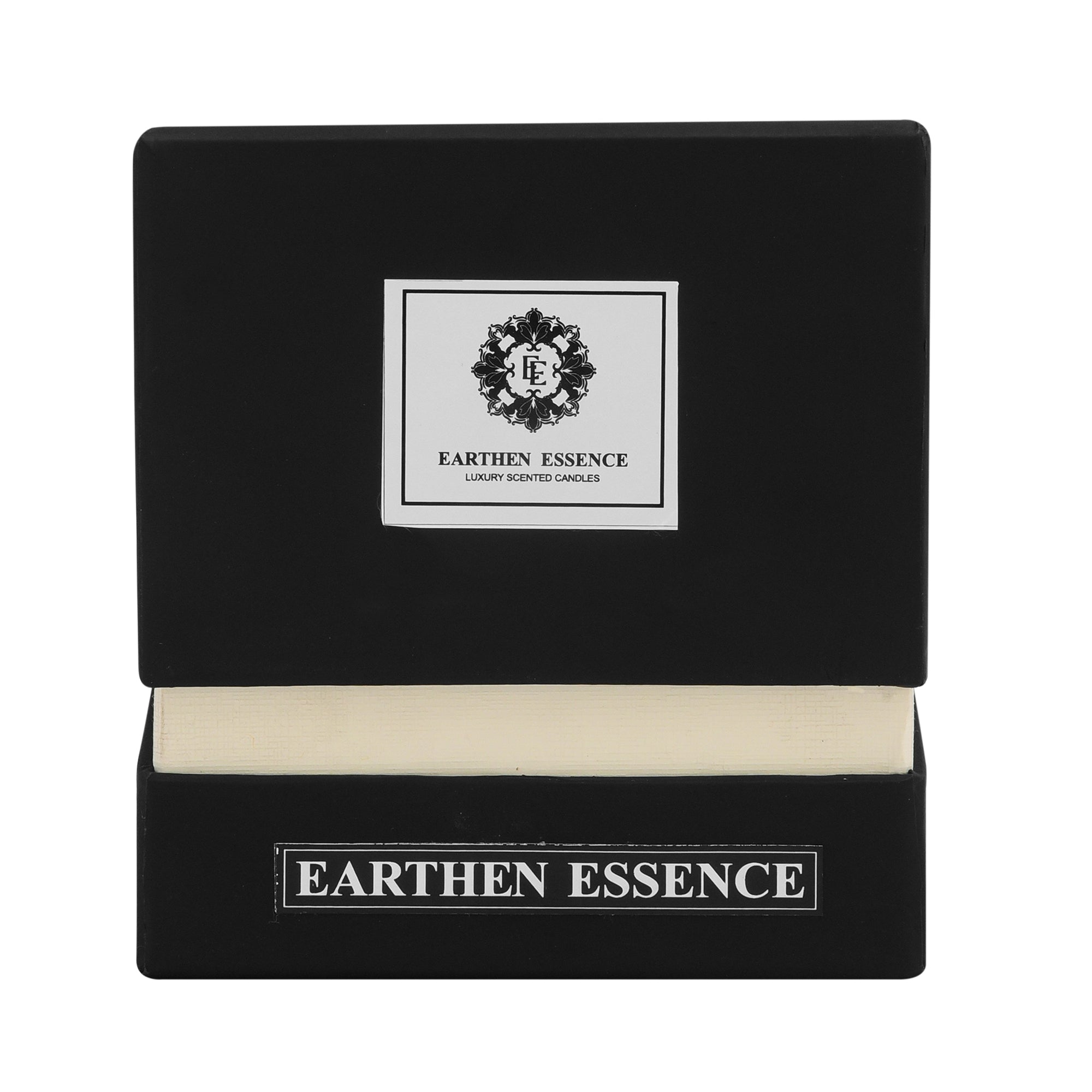 Earthen Essence CHAMPAGNE Luxury Scented Candle | 100% Natural Soy Wax With Wooden Wick | Smokeless & Non-Toxic Candles | 220gm