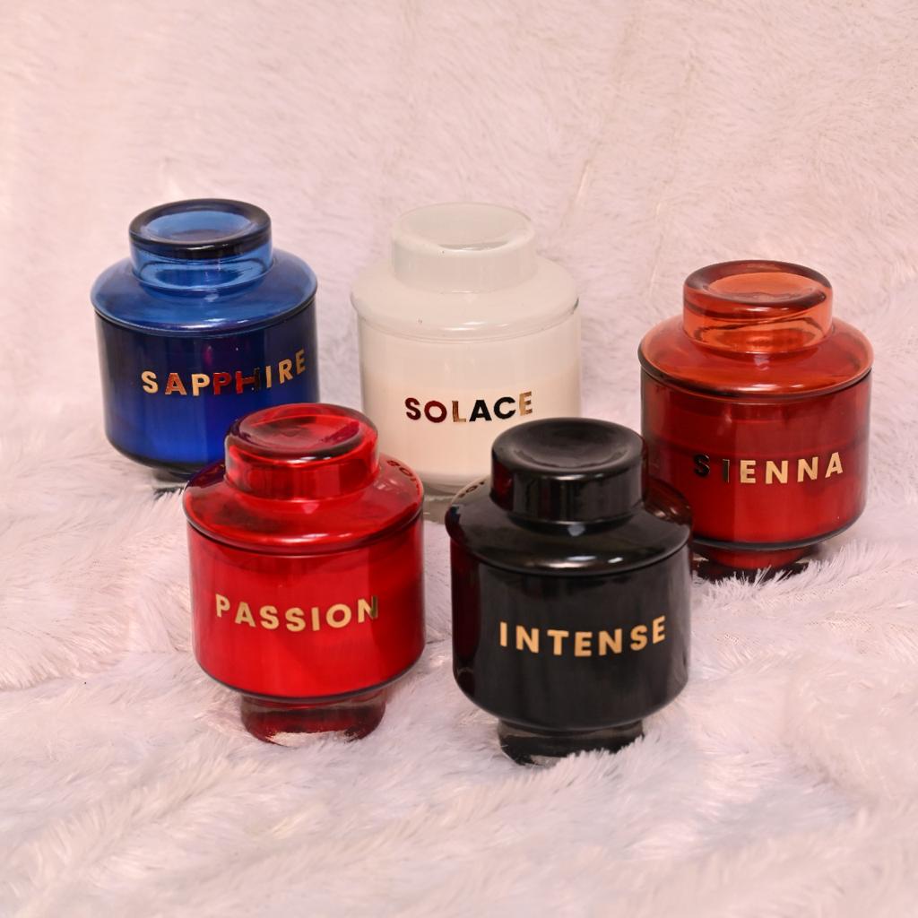 Luxury Scented Candle SOLACE | Luxury Scented Candle| Serene Aroma | 100% Natural Soy Wax Eco-friendly | Hand poured 3 Wick Lead Free Cotton wick | 380gm